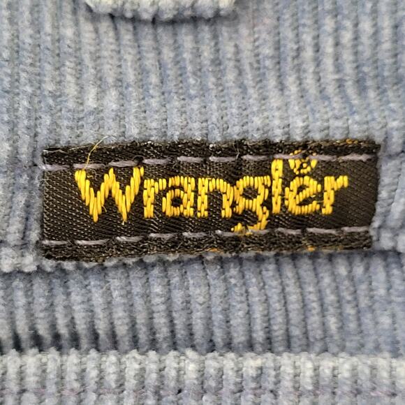 Vintage 70s Wrangler Bootcut Corduroy Pants 27x31 Faded Blue - Picture 5 of 16